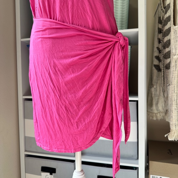 Shore Brand  |  Palermo Faux Wrap Dress Fandango Pink Size Medium NWT   SOLD OUT - Picture 6 of 15